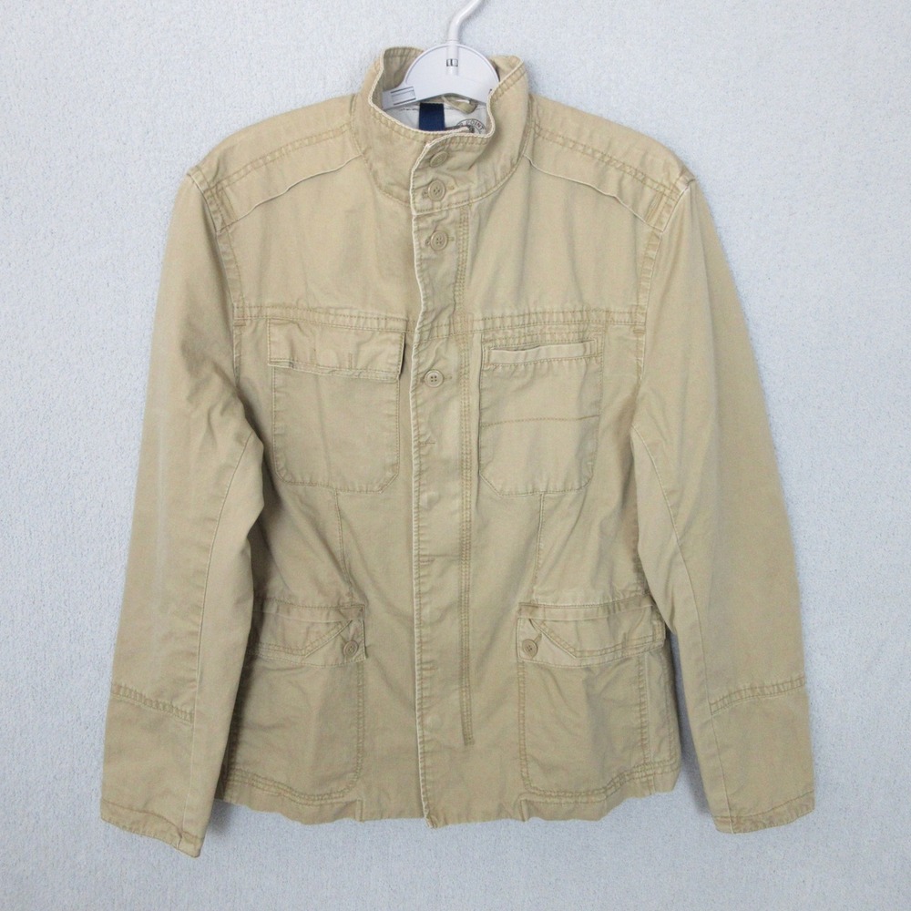 H&M‎ Men's Size Medium Cargo Utility Jacket Full Zip Front Cotton